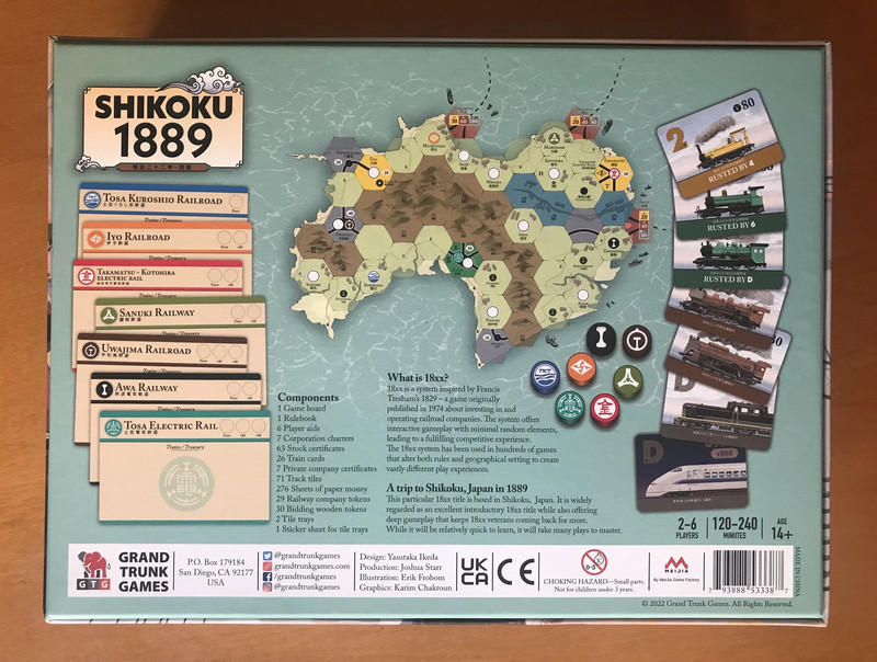 Shikoku 1889 - Kickstarter - 188X - Grand Trunk Games - 2023 2