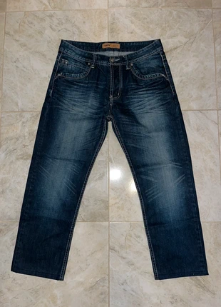 Jeans pantaloni uomo blu nuovi baggy over gamba larga, marque: Denim, état: Neuf sans étiquette, taille: W42 | FR 52, 5,90 €, 6,90 € Protection acheteurs incluse