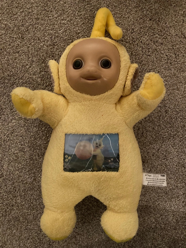 Teletubbies Original Vintage 1990s Tomy Soft Toy Teletubbies with Screen 30cm 5