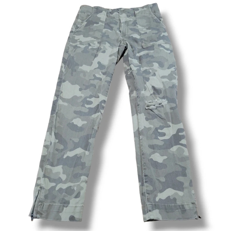 Kut From The Kloth Pants Size 10 W31" x L27" Reese Ankle Straight Leg Pants Camo Camouflage 1