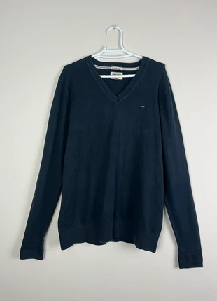 Jersey Tommy Hilfiger negro de pico vintage hombre L, marca: Tommy Hilfiger, estado: Bueno, tamaño: L, 15,90 €, 17,40 € Protección al comprador incluida