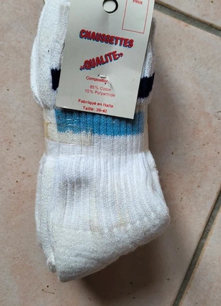 Lot 3 paires de chaussettes hautes 39-42, brand: sansnom., condition: New with tags, size: M | 39–42, €12.00, €13.30 includes Buyer Protection