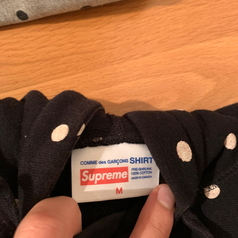 Cdg polka dot sales supreme