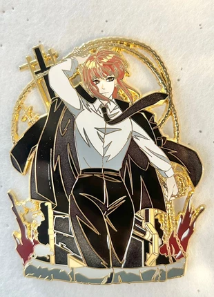 Makima Hard Enamel Pin Chainsaw man, brand: Man, condition: Very good, £20.00, £21.70 includes Buyer Protection
