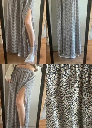 Jupe longue fendue fleurie taille élastique, marca: jupe longue fleurie, estado: Muito bom, tamanho: L / 40 / 12, €8.00, €9.10 inclui Proteção do Comprador