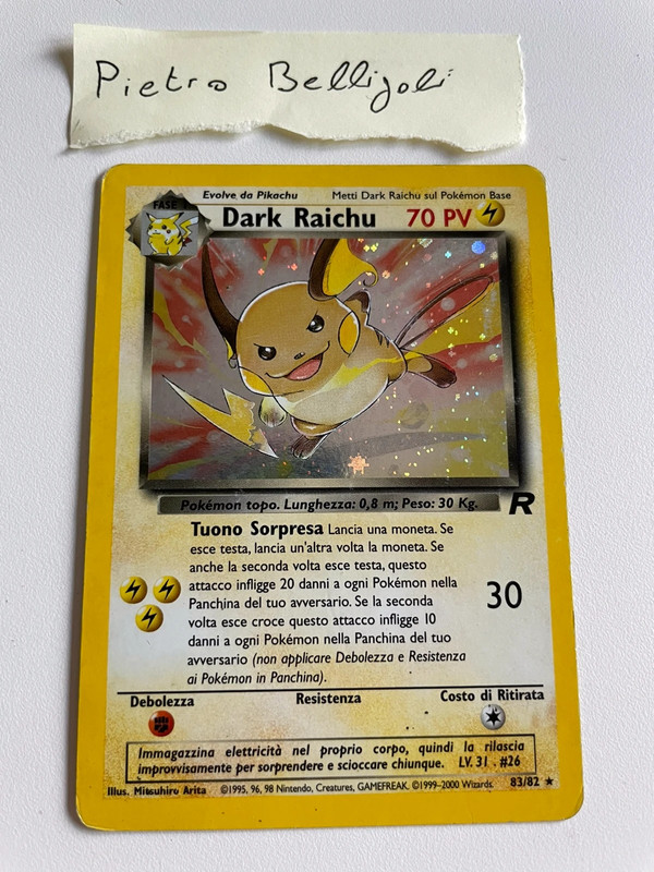 Dark Raichu 83/82 Team Rocket