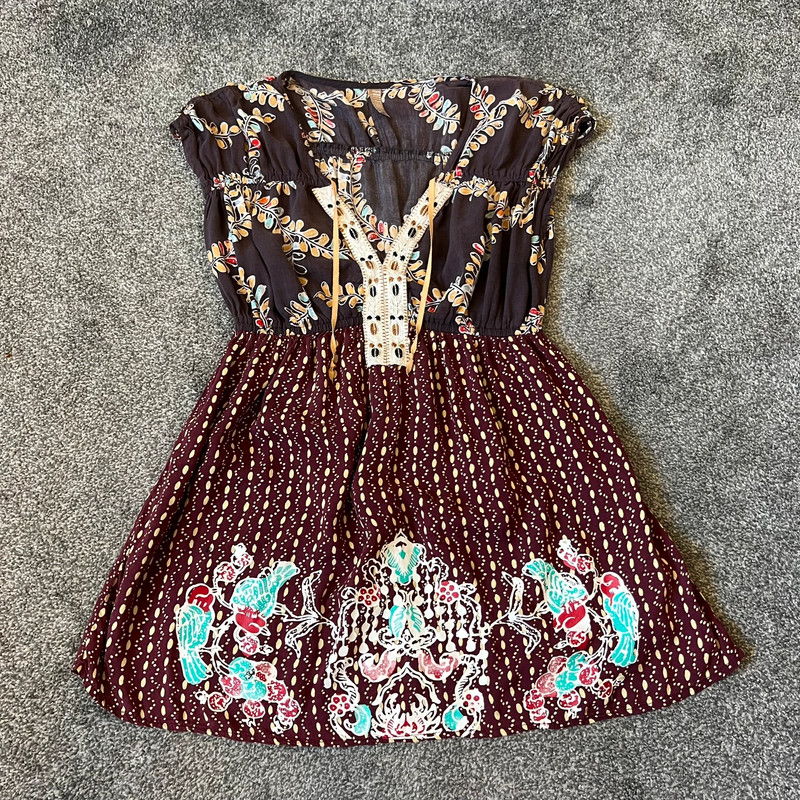 Free People y2k boho top 2