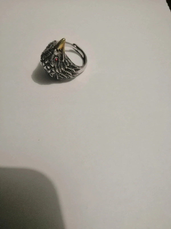 Bague tête d'aigle 4