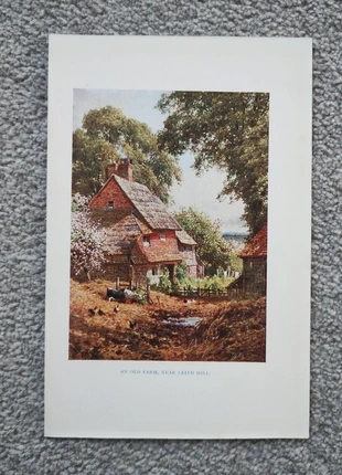 Old farm near leith hill - antique print - 1922, brand: NO LABEL, condition: Good, £5.99, £6.99 includes Buyer Protection Pro