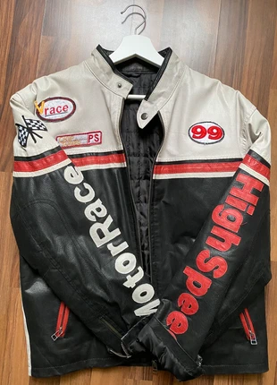 Coole Lederjacke im Bikerlook, marque: Clockhouse, état: Neuf sans étiquette, taille: S / 36 / 8, 15,00 €, 16,45 € Protection acheteurs incluse