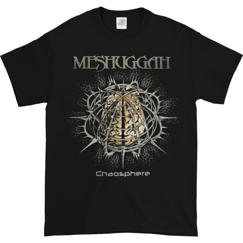 Meshuggah 'CHAOSPHERE 2.0' Hockey Jersey, Black/White/Red / S