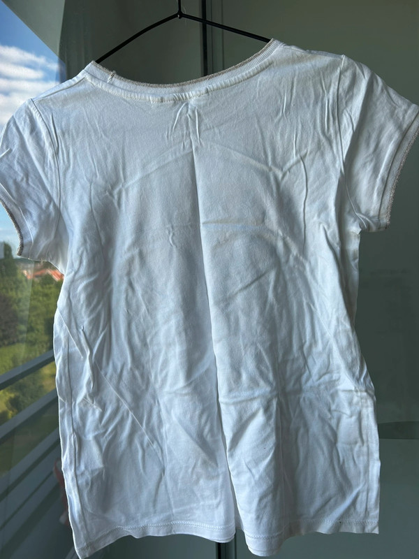 Teeshirt blanche nafnaf avec écriture 4