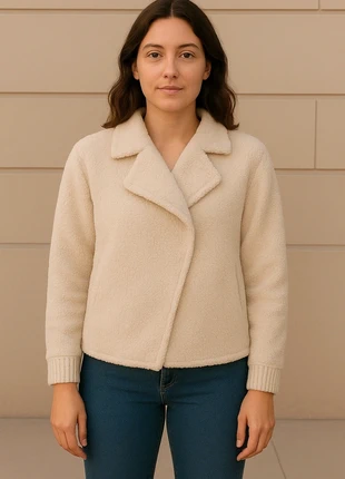 🤍 Veste polaire blanc crème douce - Femme - Jennifer - Taille L - Neuve avec étiquette 🧸, merk: Jennifer, staat: Nieuw met prijskaartje, maat: L / 40 / 12, € 14,50, € 15,93 inclusief Kopersbescherming