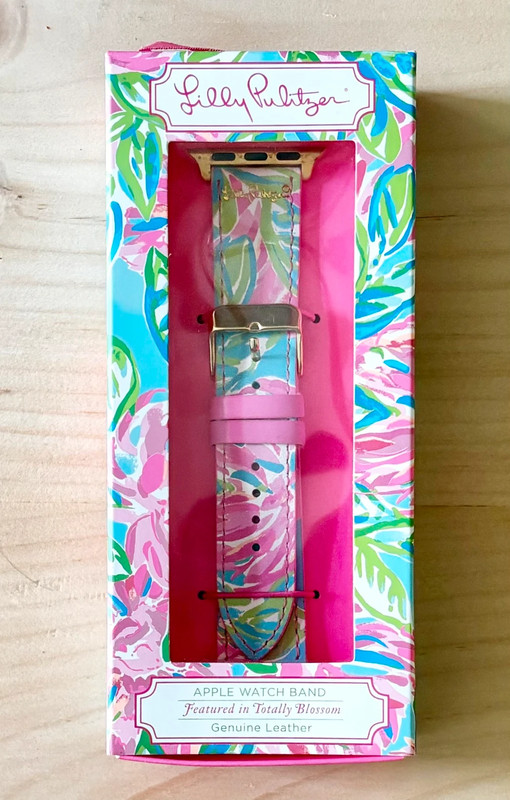 New Lilly Pulitzer Leather Apple Watch Band 1