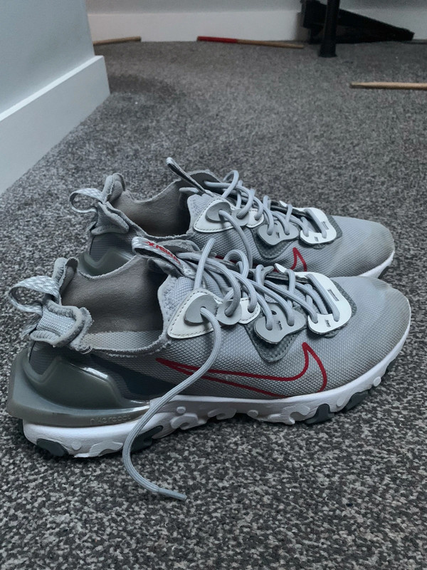Nike react grey and red shop
