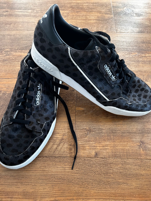 Adidas Continental 80 in Leder Fell in Panther Print Optik Vinted