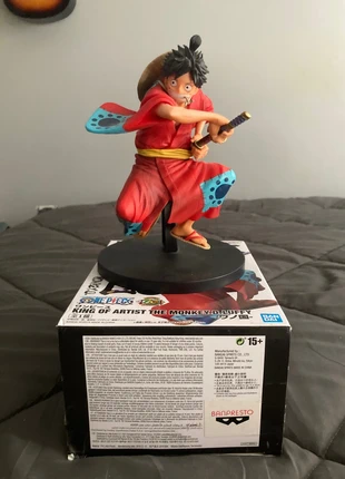 Figure king of artists the monkey.d.luffy Wanokuni, merk: Bandai, staat: Heel goed, maat: 15 jaar / 170 cm, € 25,00, € 26,95 inclusief Kopersbescherming
