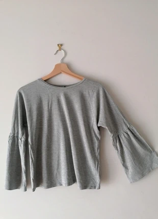 Maglietta grigia donna, marke: Topshop, zustand: Gut, größe: S / 36 / 8, 4,00 €, 4,90 € inklusive Vinted-Käuferschutz