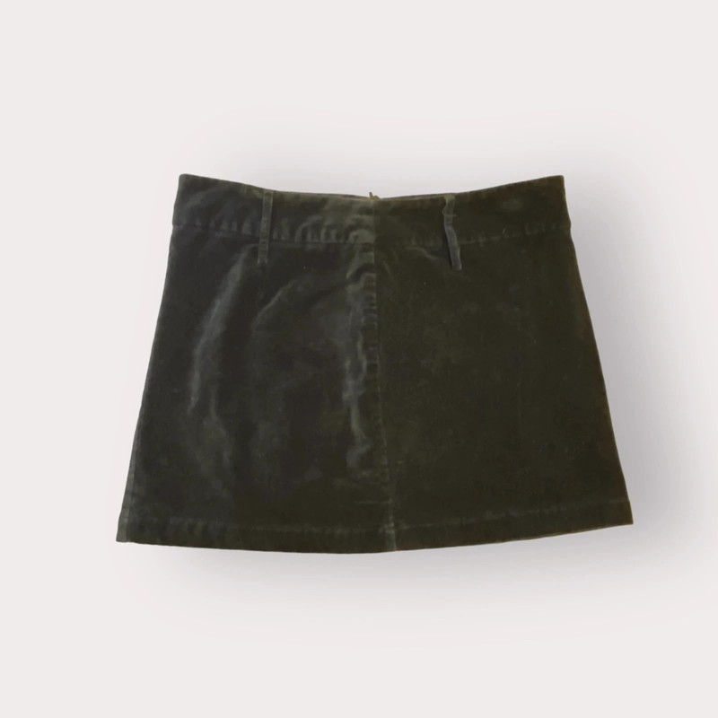 Old Navy Velvet Mini Skirt Black 1