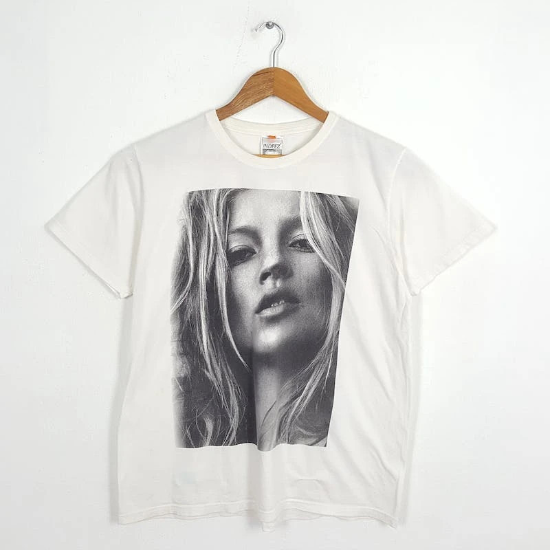 Vintage Kate Moss Phone By Bruce Weber Photographer T-shirt