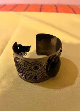 Jonc argenté et noir, brand: Texto, condizioni: Nuovo senza cartellino, €6.00, €7.00 include la Protezione acquisti