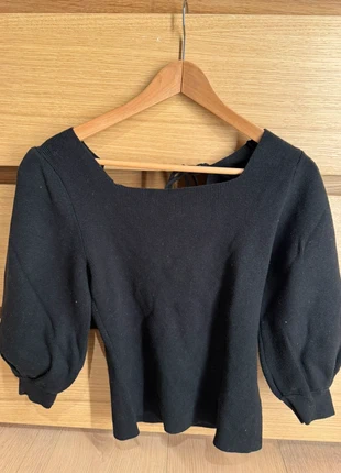 Zwarte top open rug Ba&sh m2, marque: Ba&sh, état: Bon état, taille: M / 38 / 10, 25,00 €, 26,95 € Protection acheteurs incluse