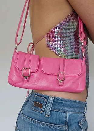 Hot Item roze mini nepleren tas y2k style, merk: Hot Item, staat: Goed, € 5,00, € 5,95 inclusief Kopersbescherming Pro
