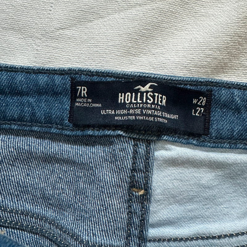 hollister patchwork denim jeans size 28 4