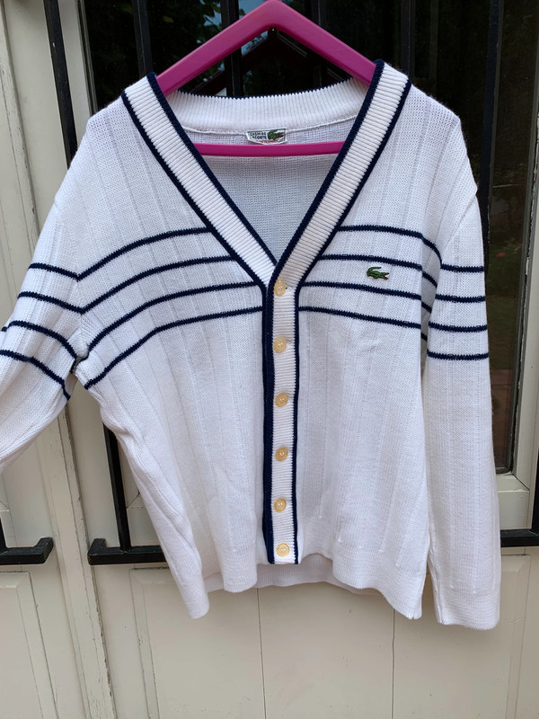 Gilet clearance lacoste blanc