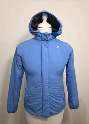 Manteau parka rembourré fourré polaire K-way Lily micro ripstop marmotta bleu taille 14 ans 🔥, merk: K-Way, staat: Heel goed, maat: 14 jaar / 164 cm, € 129,00, € 136,15 inclusief Kopersbescherming Pro
