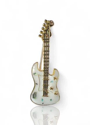 Broche guitare blanche et doré, marca: sans marque, estado: Muy bueno, 13,00 €, 14,35 € Protección al comprador Pro incluida