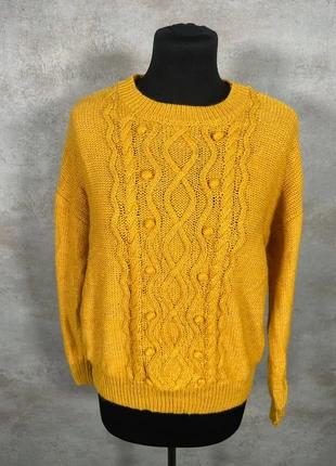 Pull Maille Torsadée Cable Knit Vintage Arizona jaune moutarde texturee taille XL, brand: Vintage Dressing, condition: Very good, size: XL / 42 / 14, €12.00, €13.30 includes Buyer Protection Pro