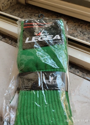 Calzettoni verde per calciatori size3, marque: LEGEA, état: Neuf sans étiquette, 2,50 €, 3,33 € Protection acheteurs incluse