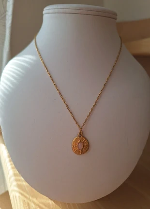 Collier doré et pierre naturelle, état: Très bon état, 8,90 €, 10,05 € Protection acheteurs incluse