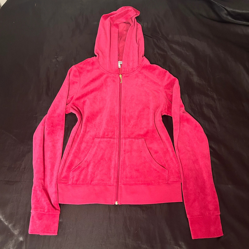 Pink juicy couture vintage zip up jacket authentic 3