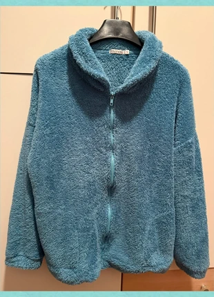 Admas Giacca Morbida in Pile Azzurra taglia S, brand: Admas, condizioni: Ottime, taglia: S / IT 40 / EU 36, €5.00, €5.95 include la Protezione acquisti