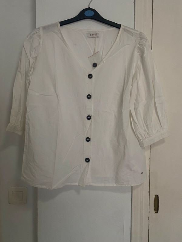 Blusa blanca de Milano talla L 1