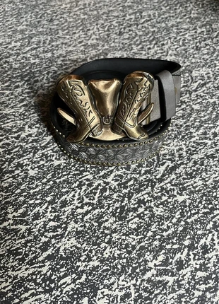 Ceinture gris vintage, style chic, country, cowboy, farwest, marke: Vintage Dressing, zustand: Sehr gut, größe: 120, 16,00 €, 17,50 € inklusive Vinted-Käuferschutz