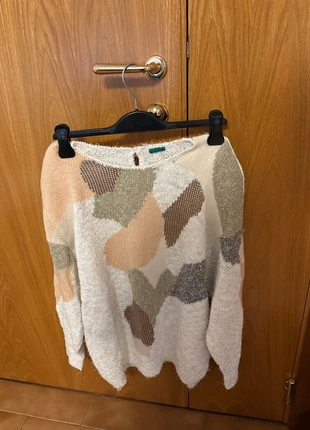 Maglione morbido fantasia geometrica nei toni neutri, zustand: Sehr gut, größe: L / 40 / 12, 8,00 €, 9,10 € inklusive Vinted-Käuferschutz