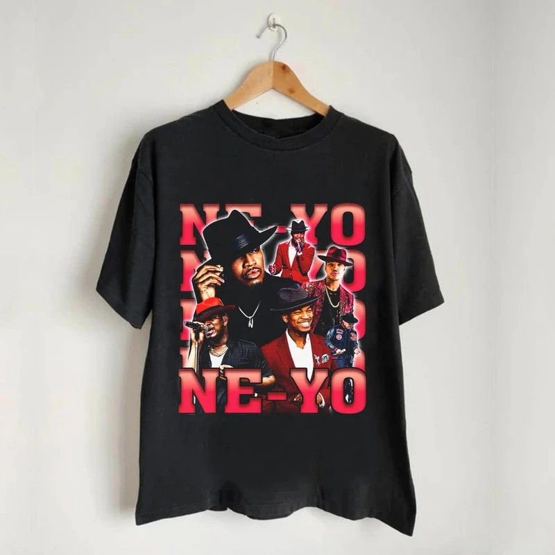 Vintage Ne-yo Shirt, Ne-yo 90s Bootleg Shirt, Retro Ne-yo Shirt For Fan, Ne-yo Unisex Y2k Clothing,