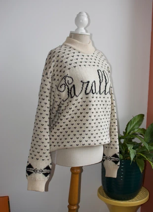 Sweat pull vintage norvégien en laine oversize loose, marque: Vintage Dressing, état: Très bon état, taille: M / 38 / 10, 24,00 €, 25,90 € Protection acheteurs (Pro) incluse