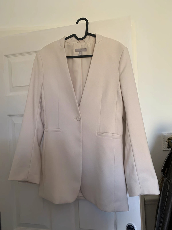 Cream 2025 longline blazer