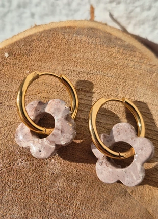 ##boucles d'oreilles #fleurs #acier inoxydable #femme #vinted #pampilles #doré #marron #automne, marke: Fait Main, zustand: Neu, mit Etikett, 6,00 €, 7,00 € inklusive Vinted-Käuferschutz