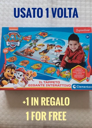 Tappeto interattivo paw patrol Puzzle Clementoni +1 tappeto omaggio, brand: Clementoni, condizioni: Nuovo senza cartellino, taglia: 3 anni / 98 cm, €12.00, €13.30 include la Protezione acquisti