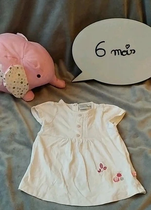 Haut Tee shirt Tunique Blouse manches courtes Fille 6 mois 100% coton Cadet Rousselle, marke: Cadet Rousselle, zustand: Gut, größe: 3-6 Monate / 62, 1,00 €, 1,75 € inklusive Vinted-Käuferschutz