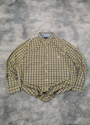 Camisa chaps y2k cuadros amarillo azul streetwear retro shirt, merk: CHAPS, staat: Heel goed, maat: XL, € 20,00, € 21,70 inclusief Kopersbescherming