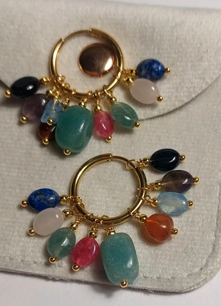 Orecchini fatti a mano con 18 perle naturali, marque: Artigianali, état: Très bon état, 9,00 €, 10,15 € Protection acheteurs incluse