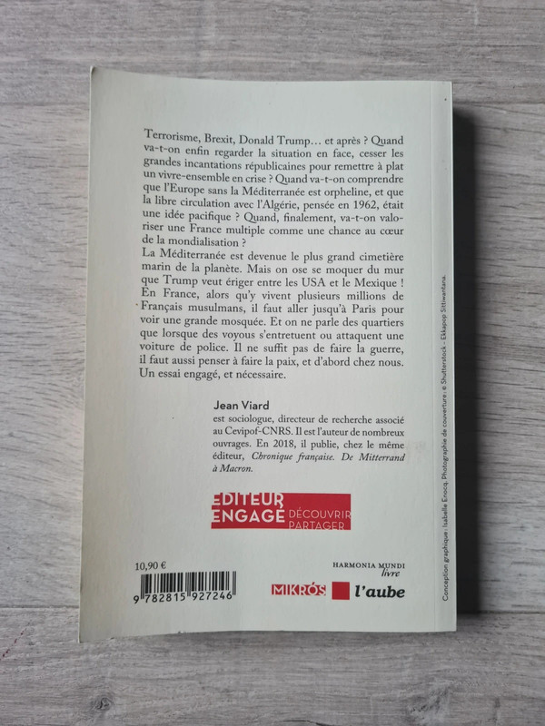 Quand la Méditerranée nous submerge ; Jean Viard 2