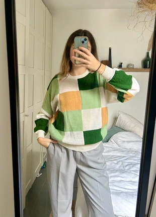 Vintage checkered jumper Courrèges , marke: Courrèges, zustand: Gut, größe: S / 36 / 8, 70,00 €, 74,20 € inklusive Vinted-Käuferschutz