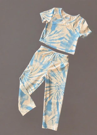 ZARA Tie Dye Summer Sports Set 💙 Activewear | Colour Sky Blue | 6-7y, marke: Zara, zustand: Neu, größe: 6 Jahre / 116, 18,00 €, 19,60 € inklusive Vinted-Käuferschutz